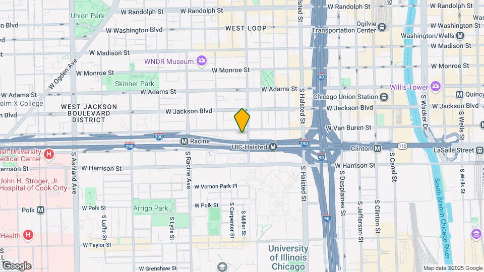 The Letterman Chicago - West Loop Apartments Mapa y Detalles de la Ubicación