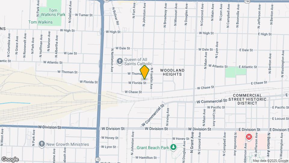 1127 W Florida St Map and Location Details