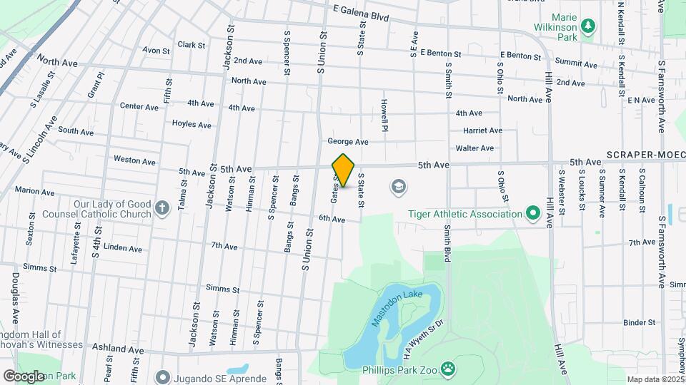 733 Schomer Ave Map and Location Details