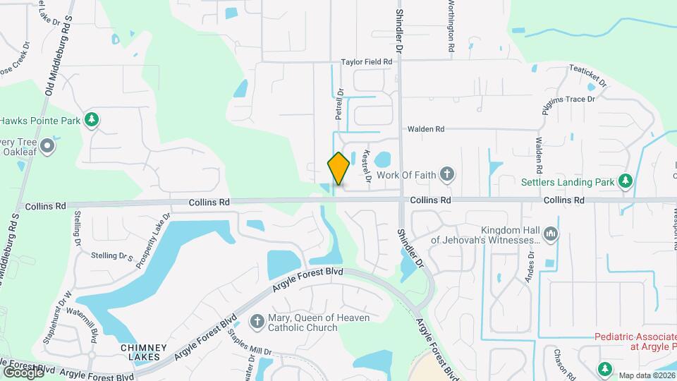 7580 Falcon Trace Dr W Map and Location Details