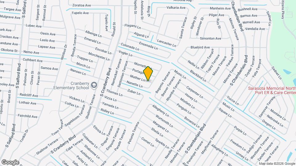 2525 Mather Ln Map and Location Details