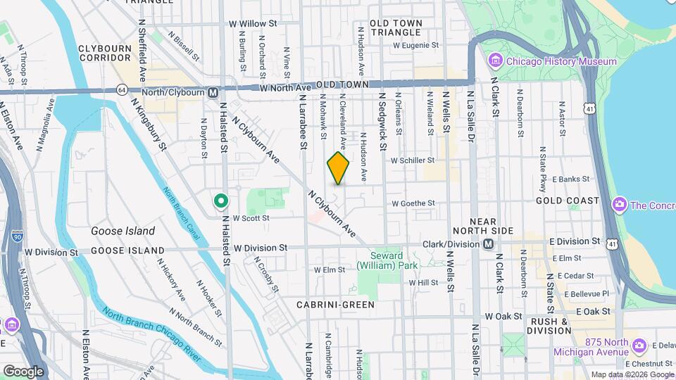 1318 N Cleveland Ave, Unit 3N Mapa y Detalles de la Ubicación