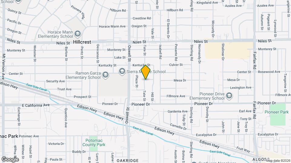 3201 Mesa Dr Map and Location Details