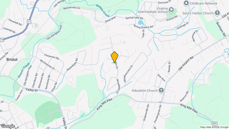 268 Bellehaven Dr Mapa y Detalles de la Ubicación