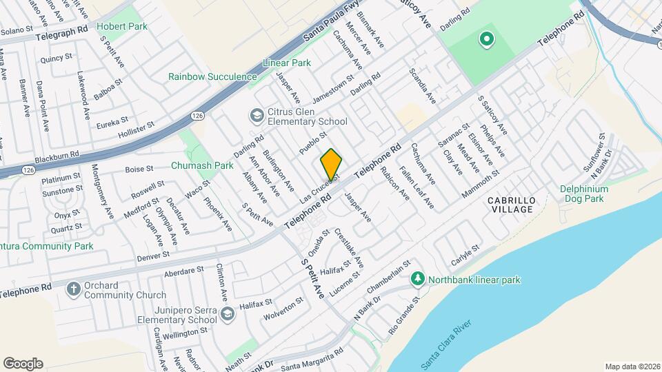 9846 Las Cruces St Map and Location Details