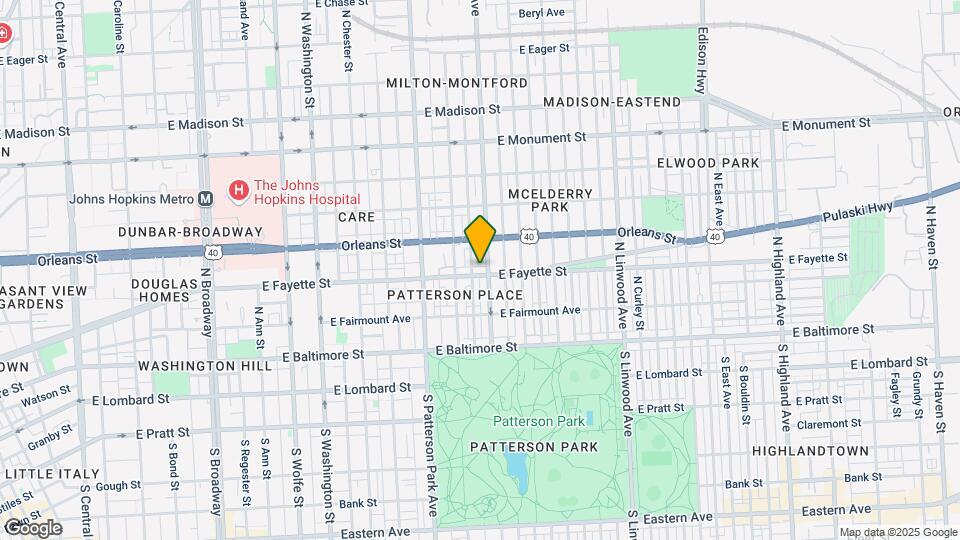 2432 E Fayette St Mapa y Detalles de la Ubicación