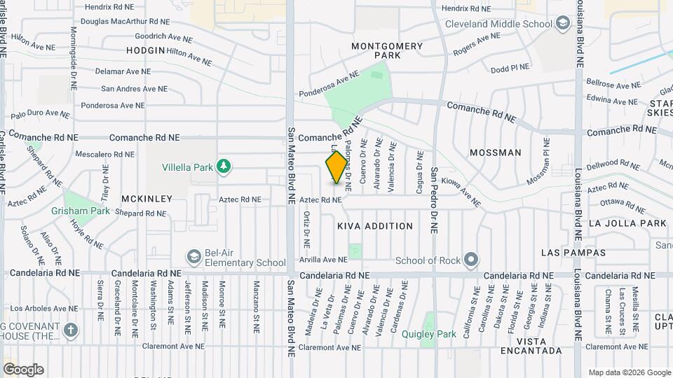 3308 La Veta Dr Map and Location Details