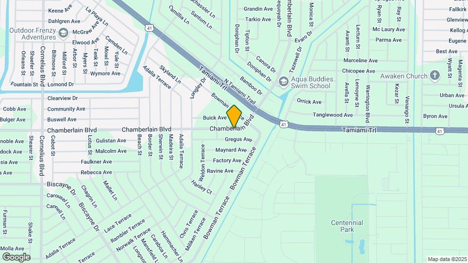 15547 Chamberlain Blvd Map and Location Details