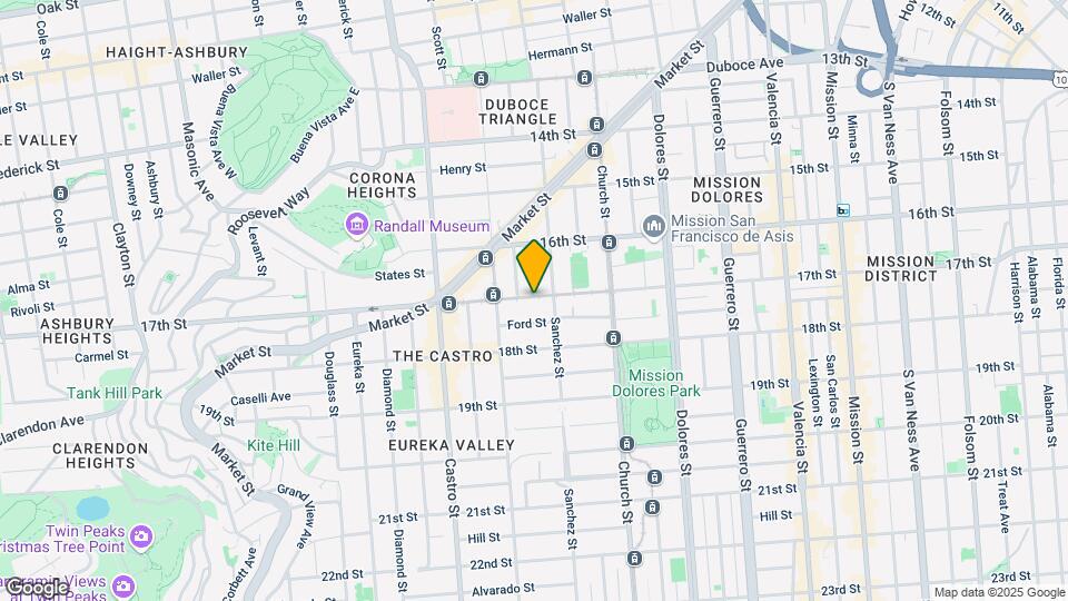 3831-3835 17th St Mapa y Detalles de la Ubicación