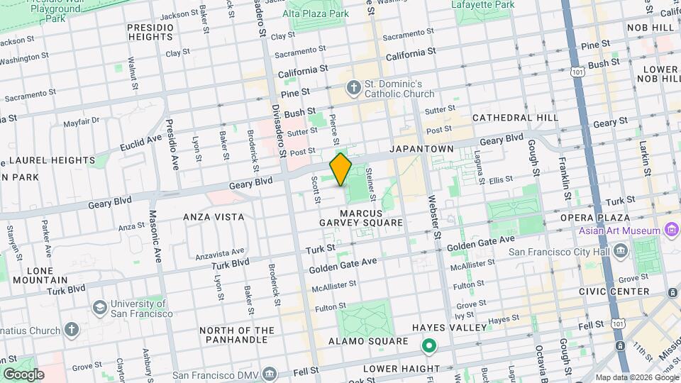 1343 Pierce St, Unit 1343 Pierce Street Mapa y Detalles de la Ubicación