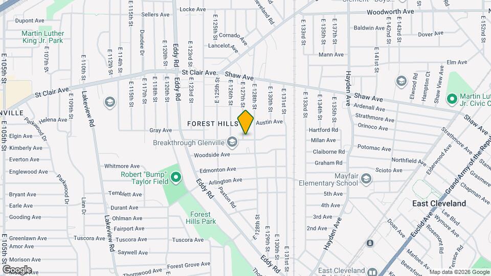 739 E 127th St Map and Location Details