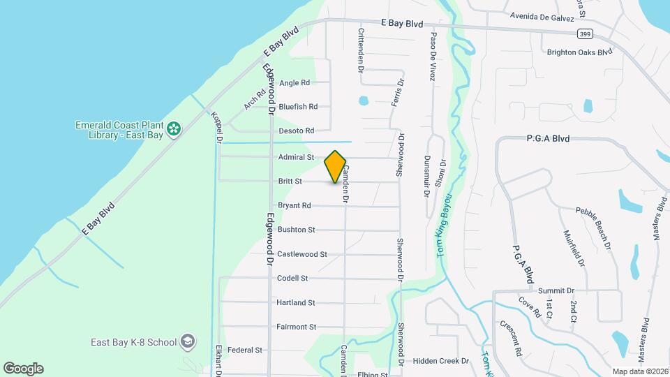 6679 Britt St Map and Location Details