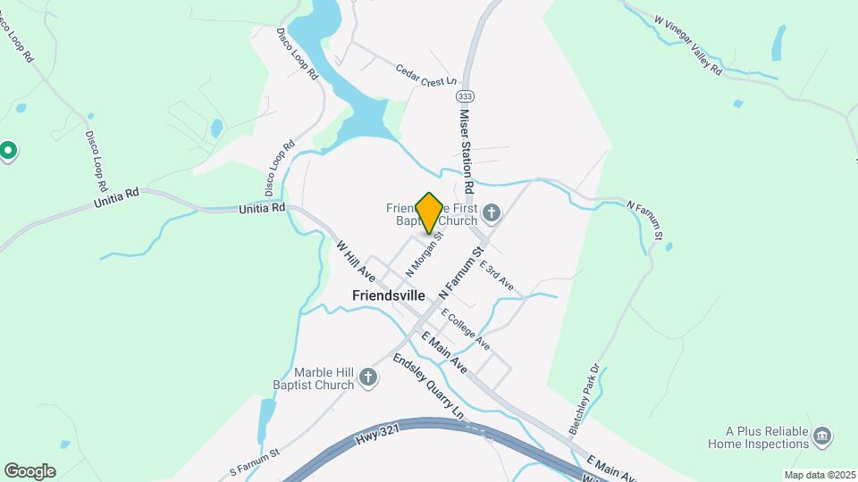 205 N Morgan St Map and Location Details