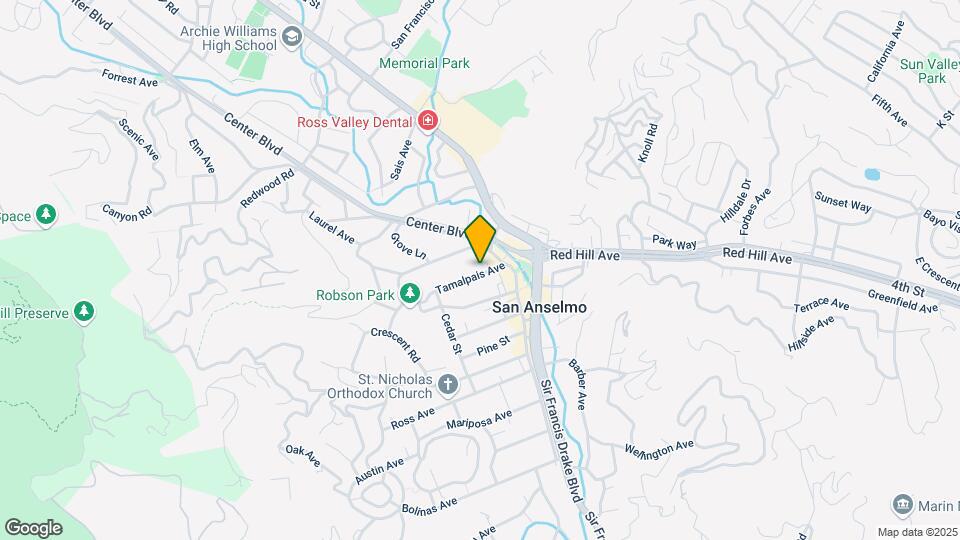 22 Tamalpais Ave Mapa y Detalles de la Ubicación