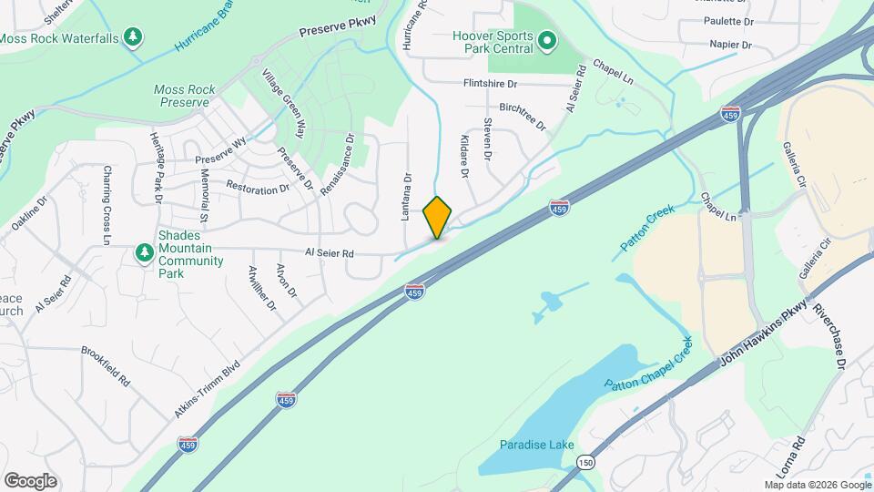 456 Highland Cove Dr Map and Location Details