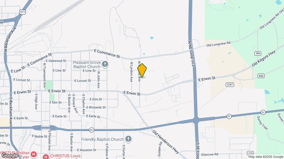 303 N Virginia Ave Map and Location Details