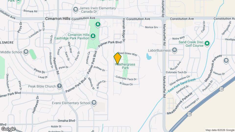 7319 Buffalo Prairie Ct Map and Location Details
