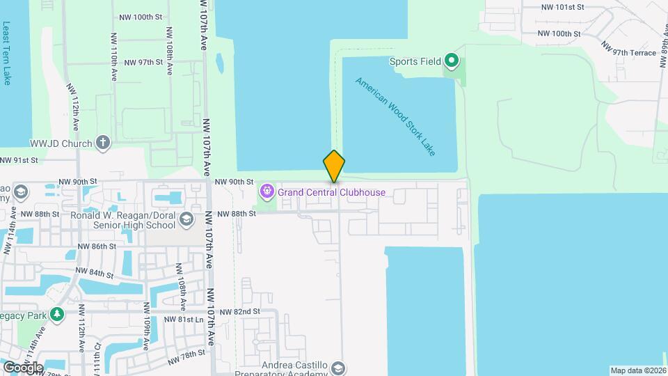 8917 NW 102nd Ct Map and Location Details