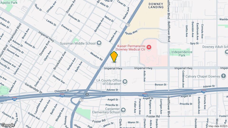 12543 Rose Ave Mapa y Detalles de la Ubicación
