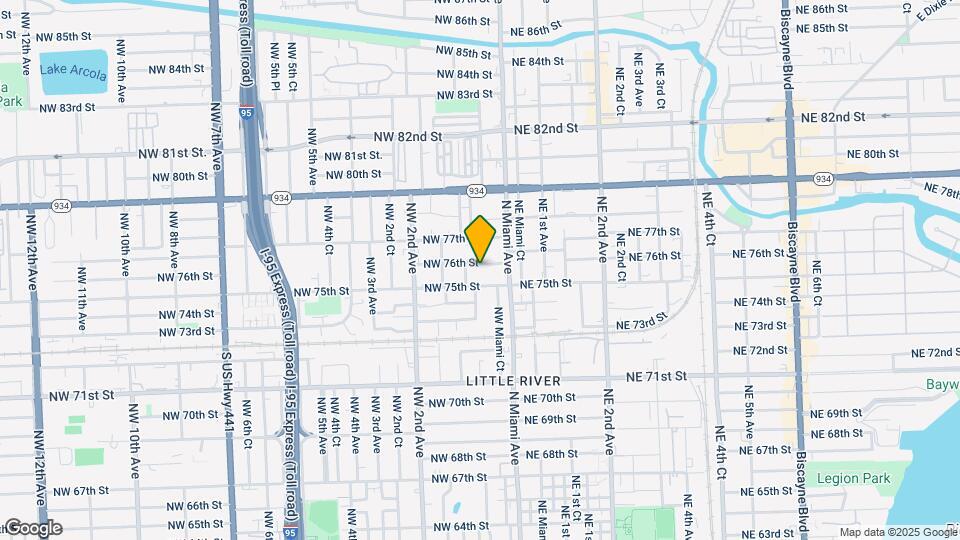 60 NW 76th St Mapa y Detalles de la Ubicación