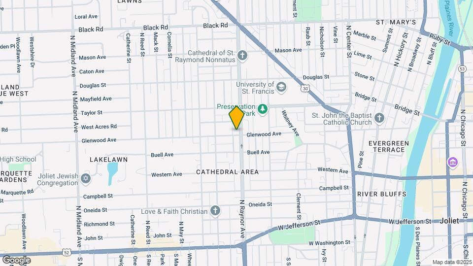 401 N Raynor Ave Map and Location Details