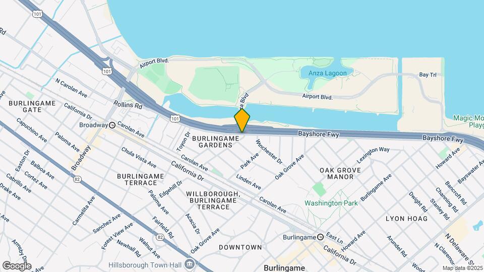 835 Rollins Rd Mapa y Detalles de la Ubicación