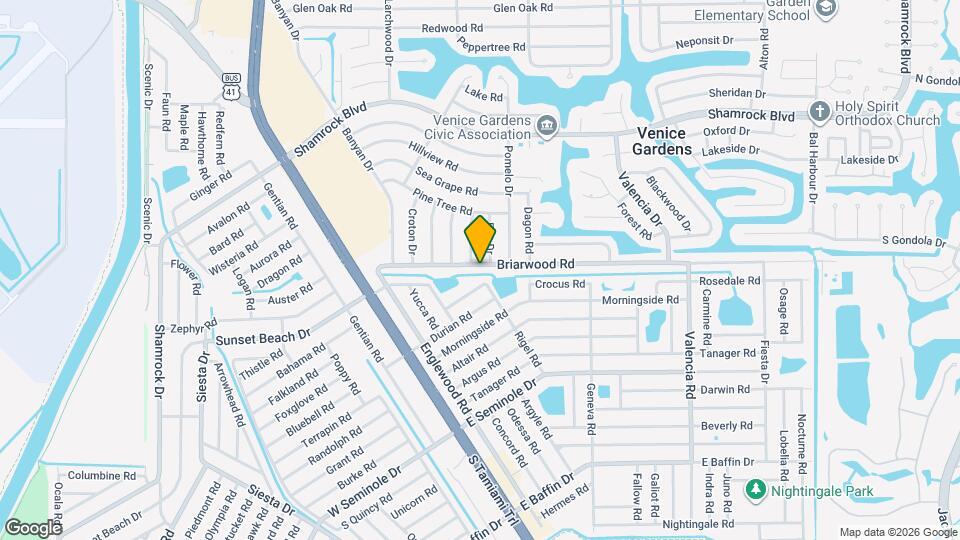 364 Briarwood Rd Map and Location Details