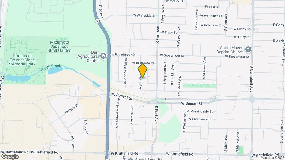 2542 S Regina Ave Map and Location Details