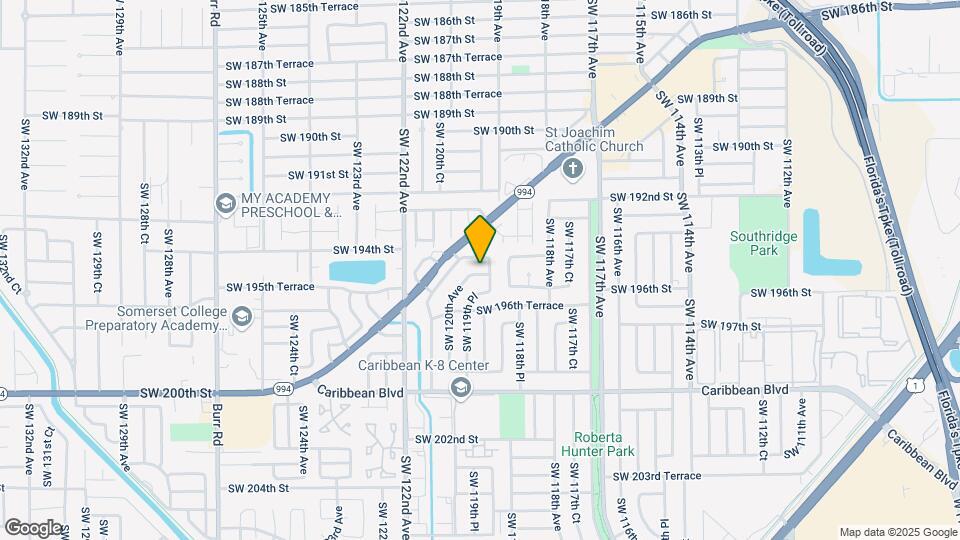 11971 SW 195th St Mapa y Detalles de la Ubicación