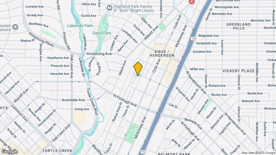 4343 Travis St Map and Location Details