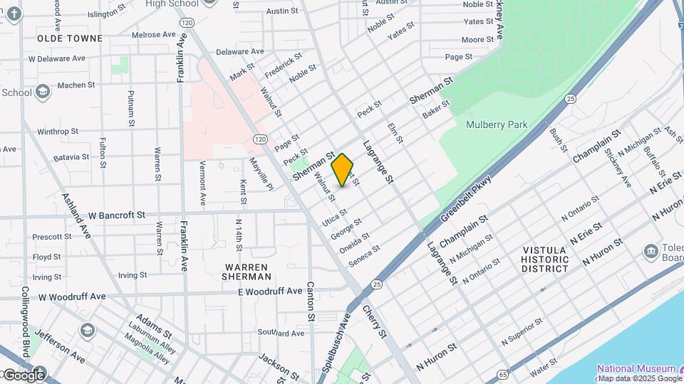 816 E Bancroft St Map and Location Details