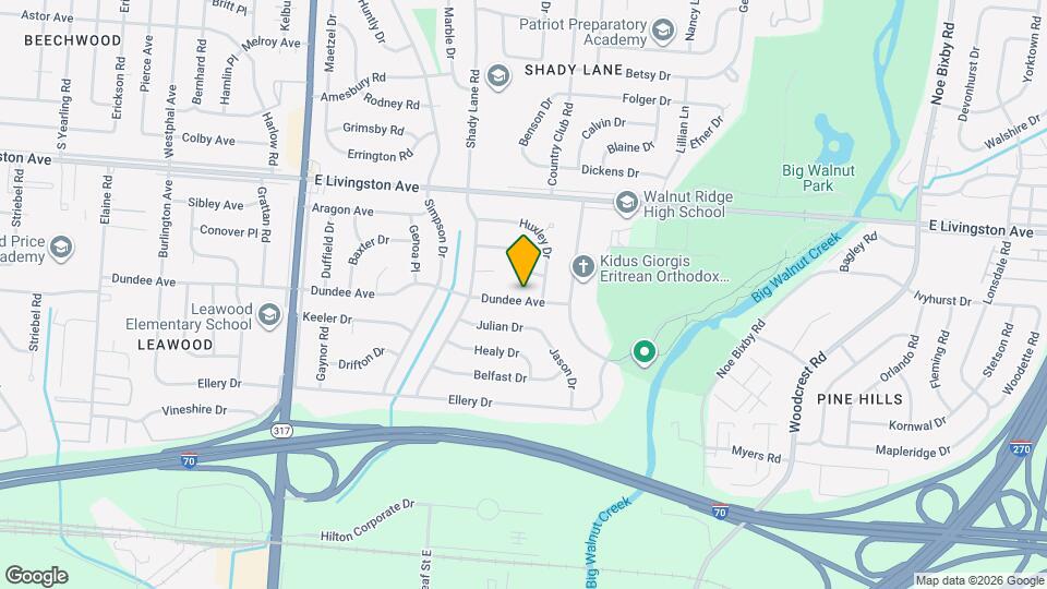 4698 Dundee Ave Map and Location Details