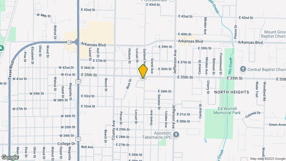 3428 Webster Pl Mapa y Detalles de la Ubicación