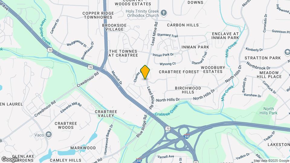 Overture Crabtree 55+ Active Adult Apartment Homes Map and Location Details