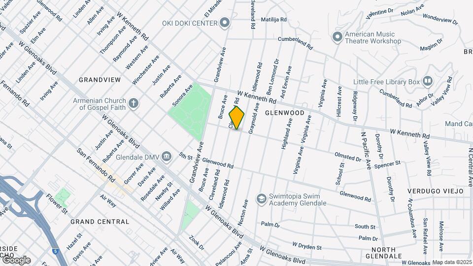 1108 Olmsted Dr Map and Location Details