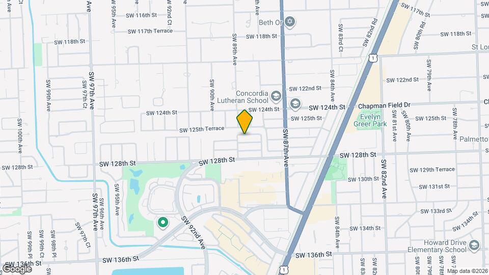 8866 SW 126th St Map and Location Details