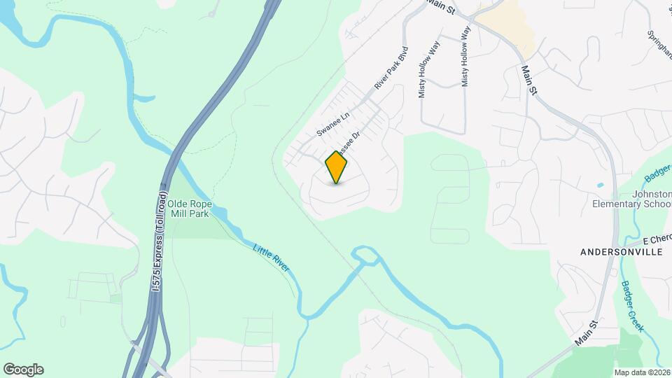 416 Chatooga Ln Map and Location Details