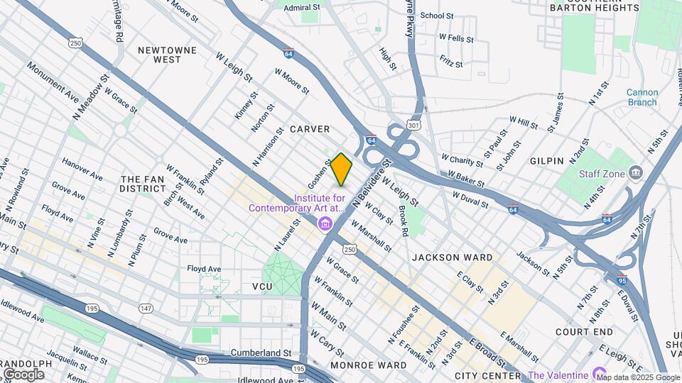 715 W Clay St Mapa y Detalles de la Ubicación