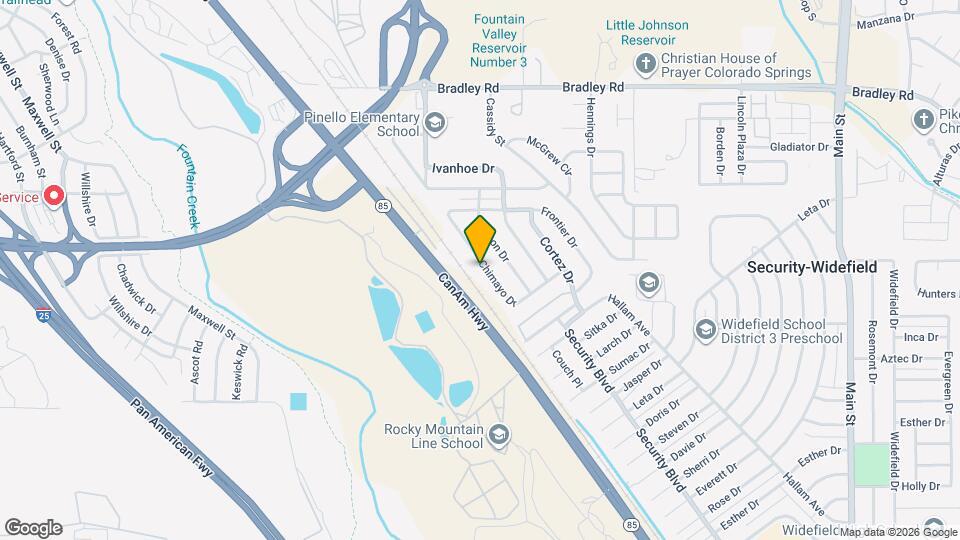 2558 Chimayo Dr Map and Location Details