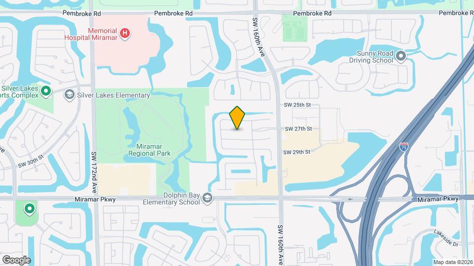 16388 SW 28th St Map and Location Details