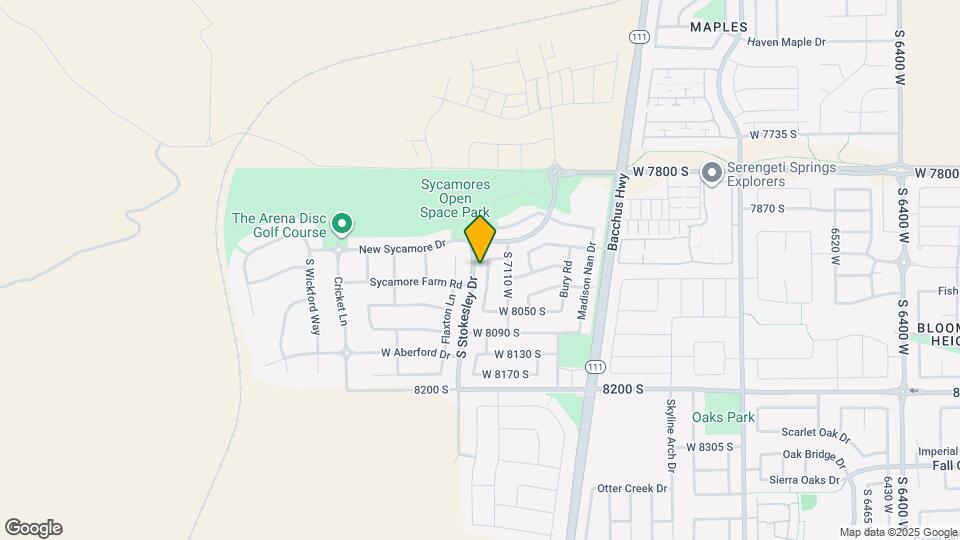 7974 Big Sycamore Dr Map and Location Details