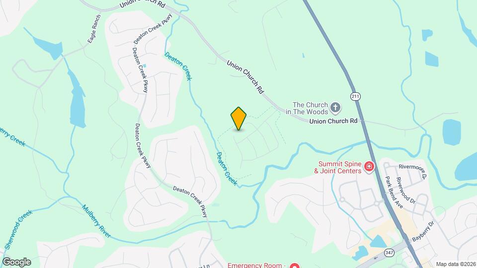 6007 Hickory Crk Ct Map and Location Details