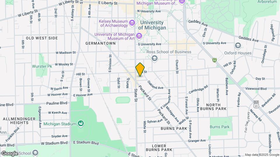 715 Arbor St Map and Location Details
