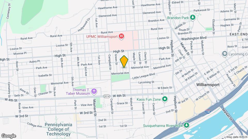 610 Spruce St Map and Location Details