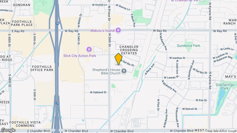 6929 W Monterey St Map and Location Details