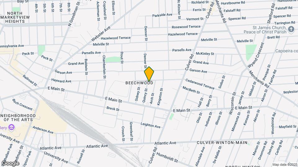 106 Quincy St Mapa y Detalles de la Ubicación