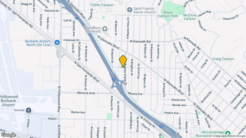 2503 Tulare Ave Map and Location Details