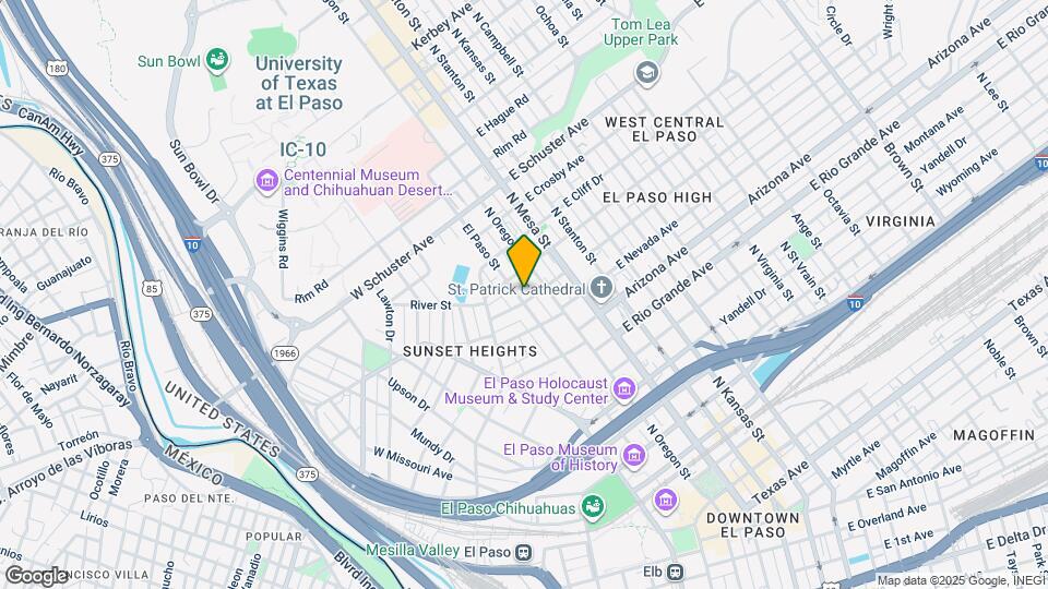 1300 N Ochoa St Map and Location Details