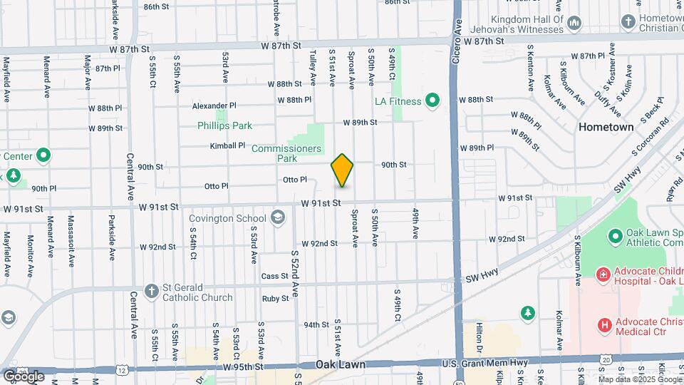 9037 S 51st Ave Map and Location Details