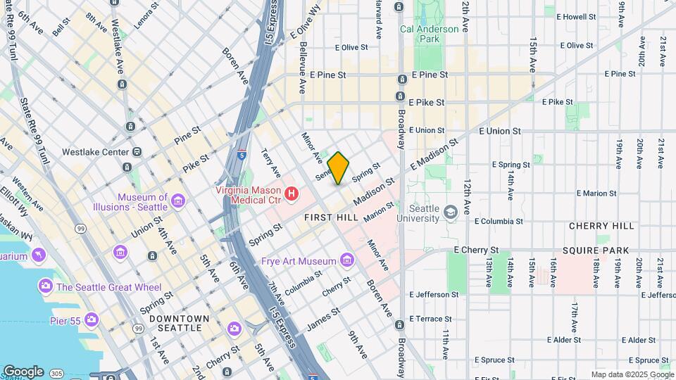 1120 Spring St Map and Location Details